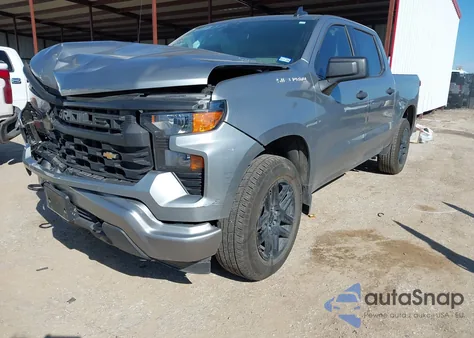 2024 Chevrolet Silverado 1500 2Wd Short Bed Custom z USA, uszkodzony, nr VIN 1GCPABEK6RZ323639